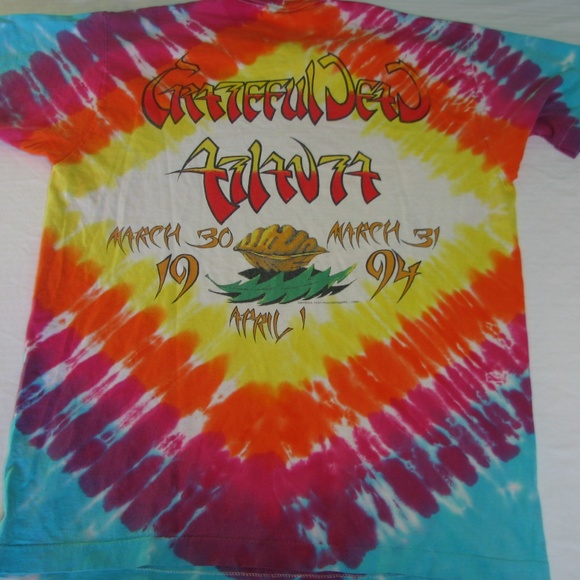 Vintage Grateful Dead Atlanta 94 Tie-Dye Tee - Picture 6 of 7